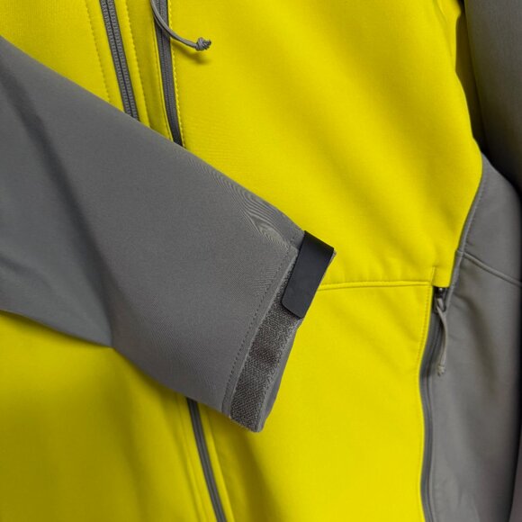 The North Face Men’s L Apex Bionic Soft-Shell Jacket – Yellow/Light Gray - Picture 5 of 14